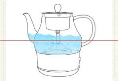 老白茶用蒸茶壶煮着喝，