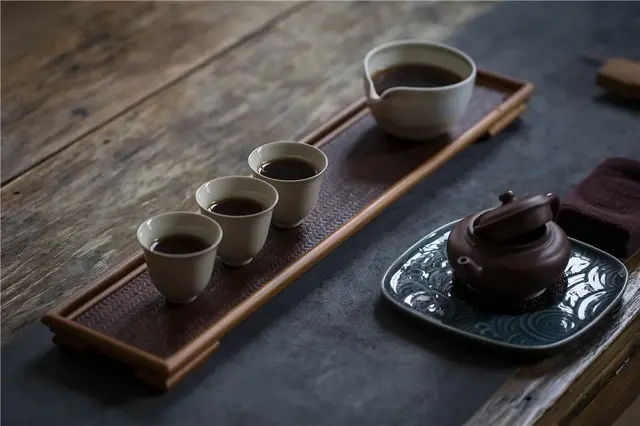 竹与茶，都是山中清物——手工竹制茶盘